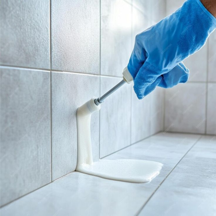 W C bathroom waterproofing