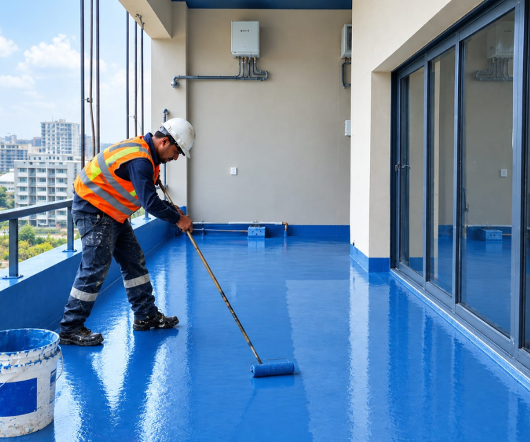 Open balcony waterproofing in Pune