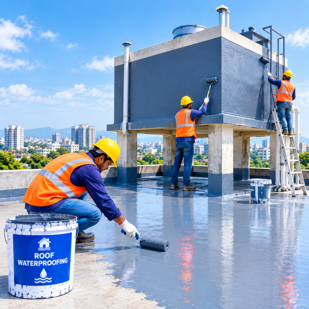 Overhead Water Tank Waterproofing in Pune